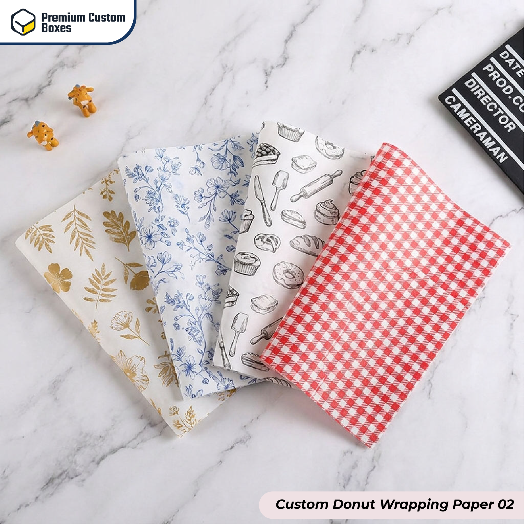 Custom Donut Wrapping Paper