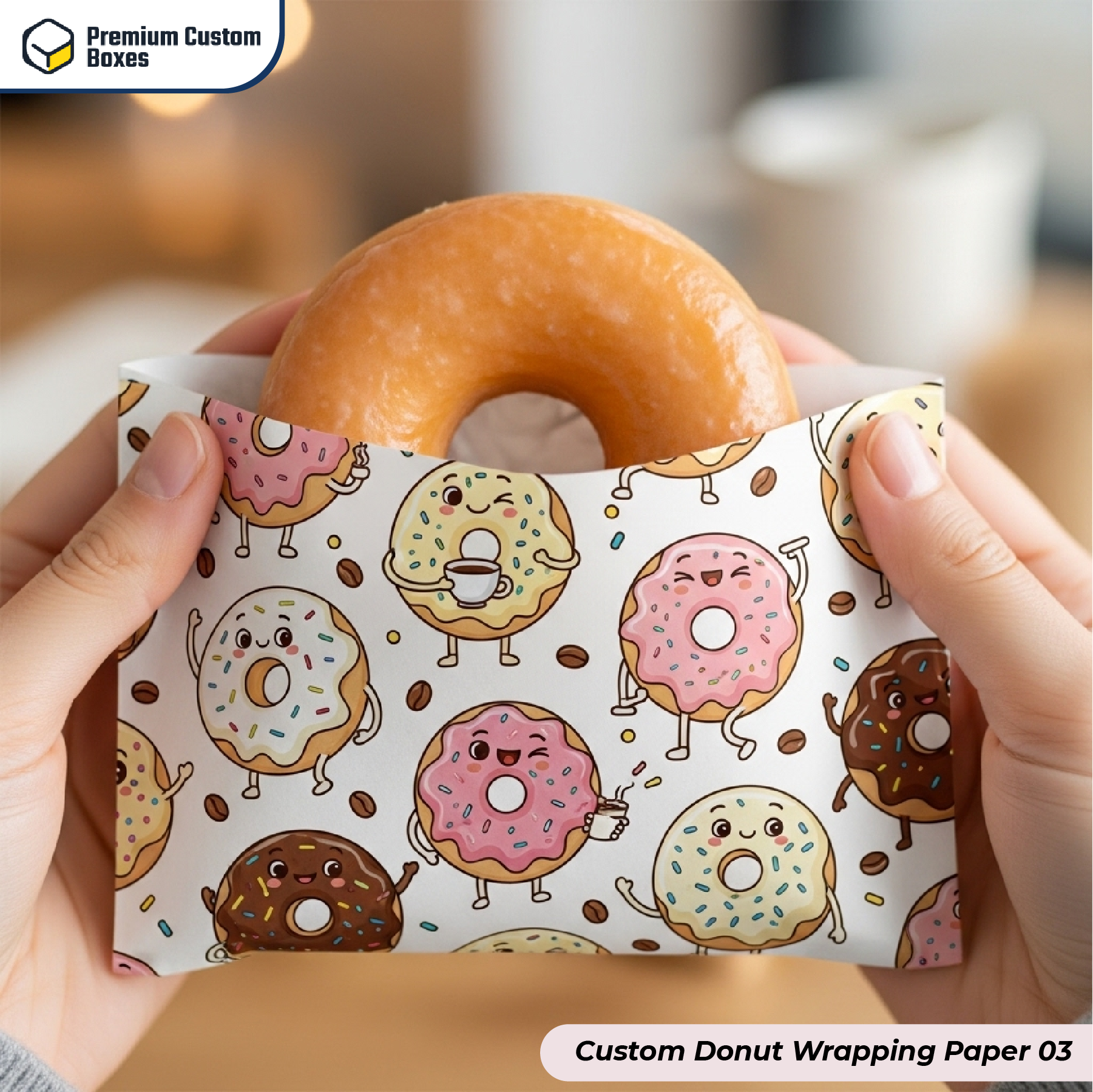 Custom Donut Wrapping Paper