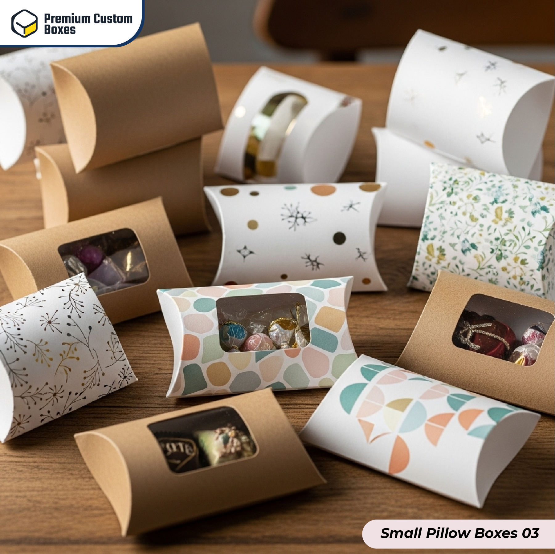 Custom Small Pillow Boxes