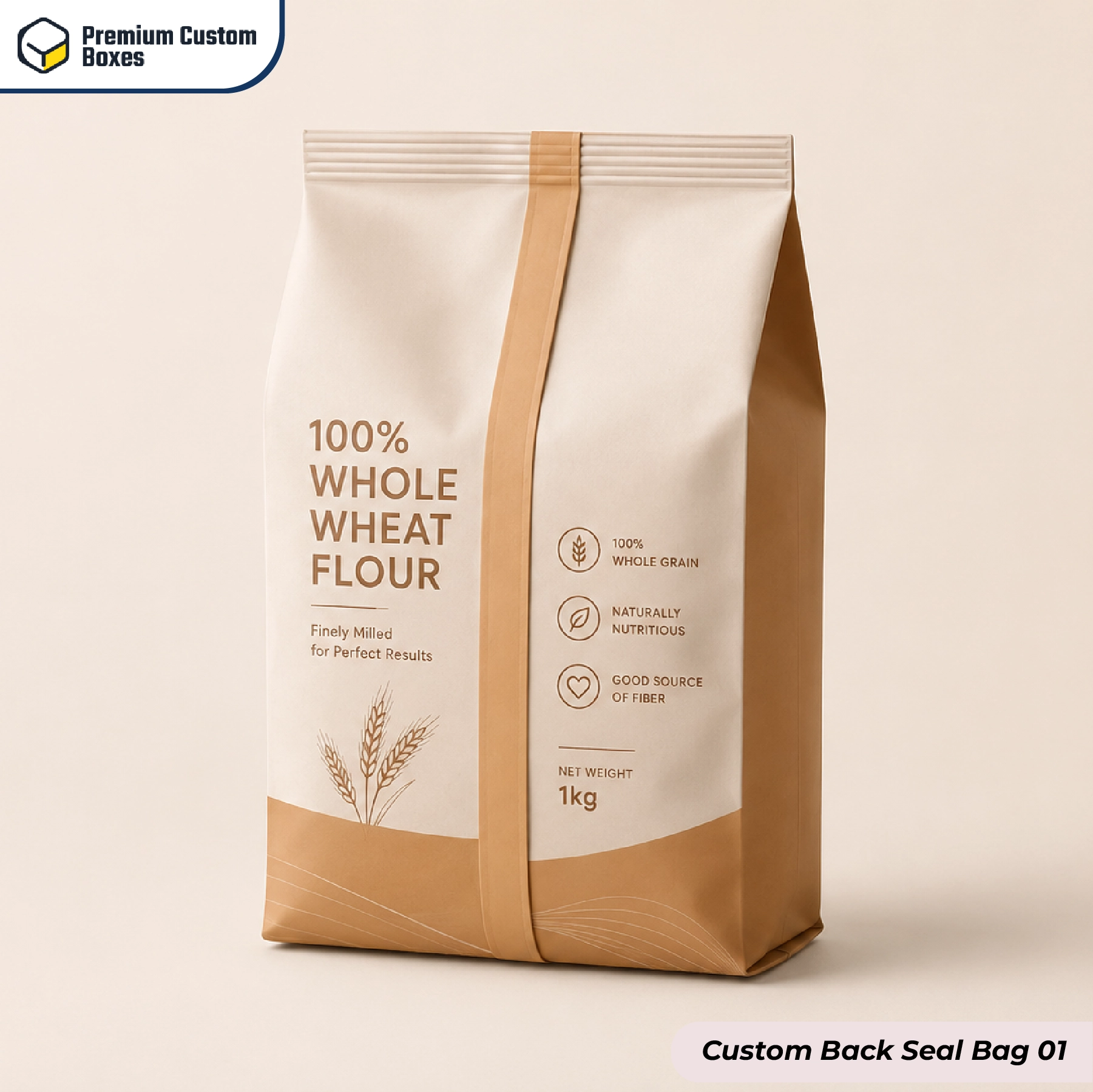 Custom Back Seal Bags