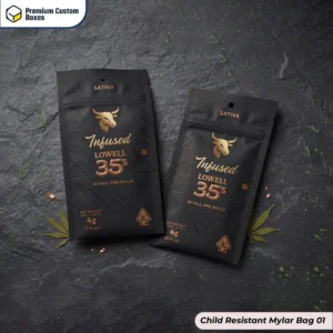 Child Resistant Mylar Bags Wholesale