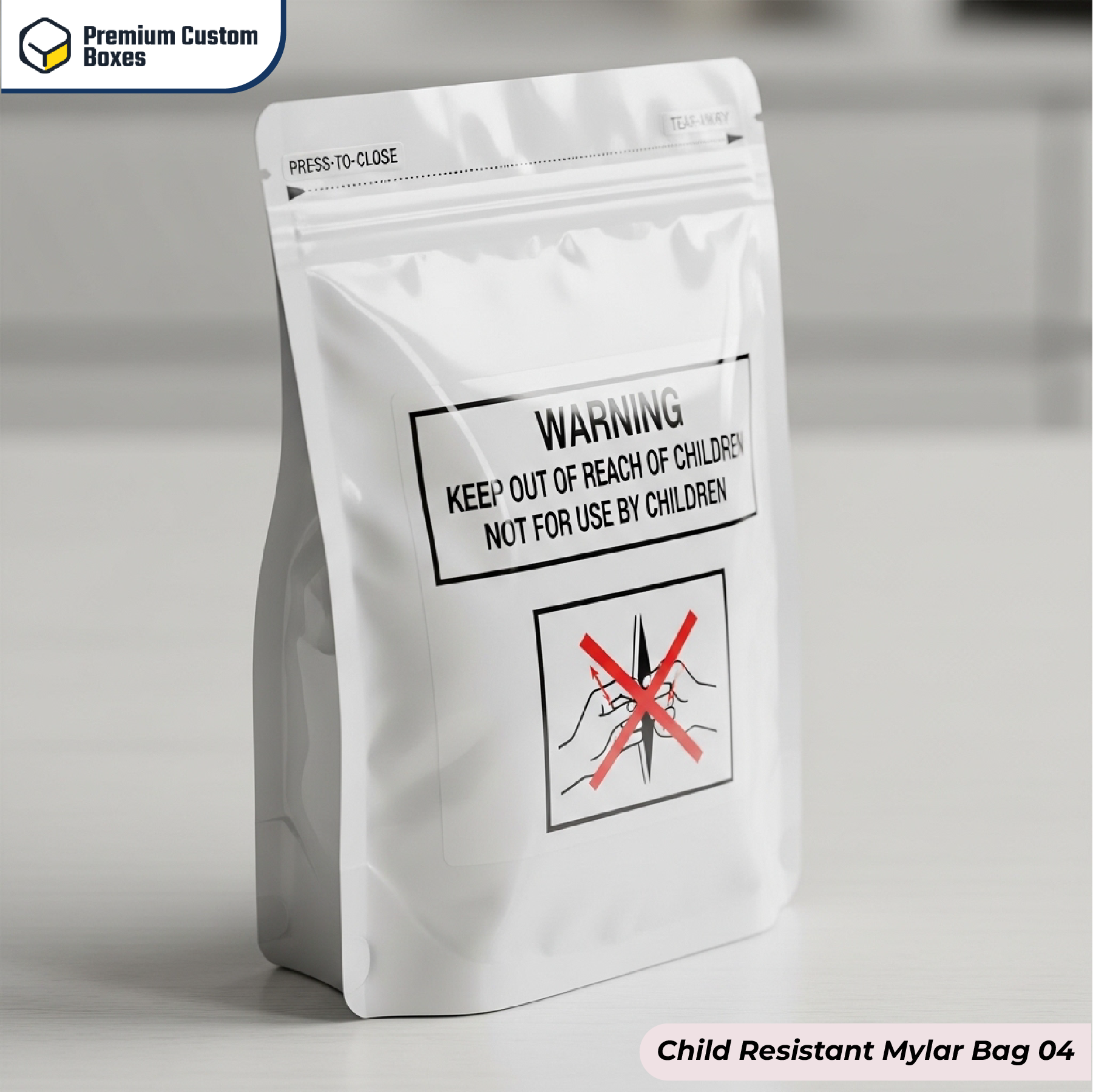 Child Resistant Mylar Bags