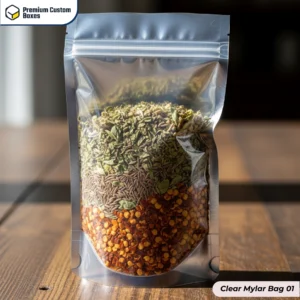 Custom Clear Mylar Bags