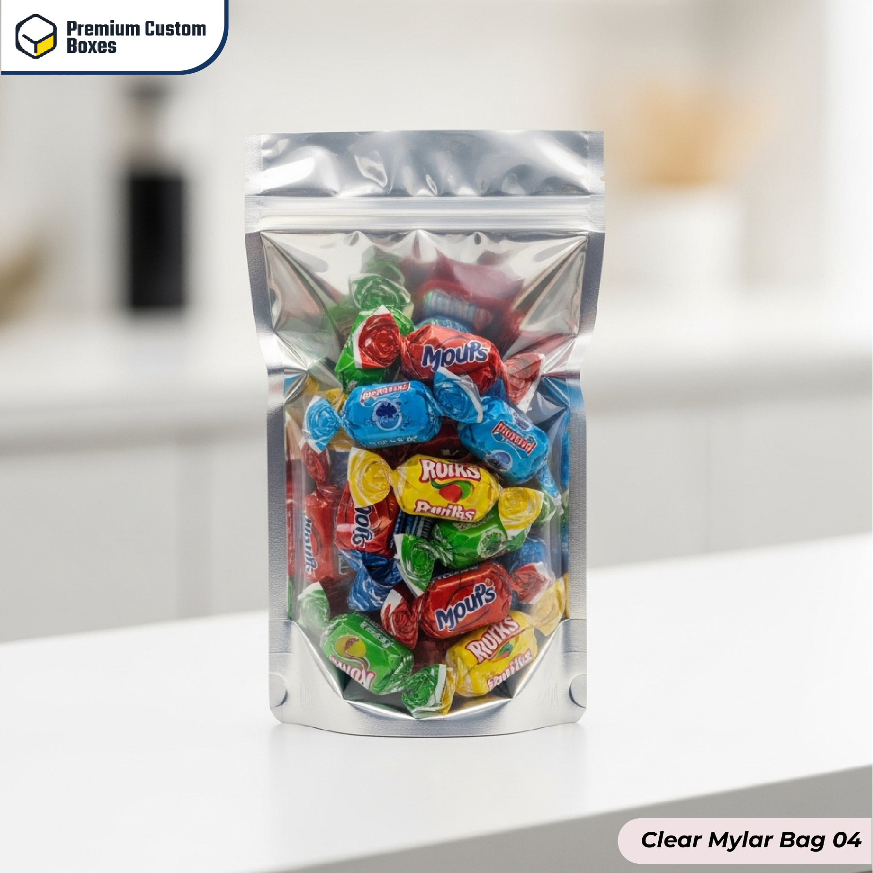 Custom Clear Mylar Bags