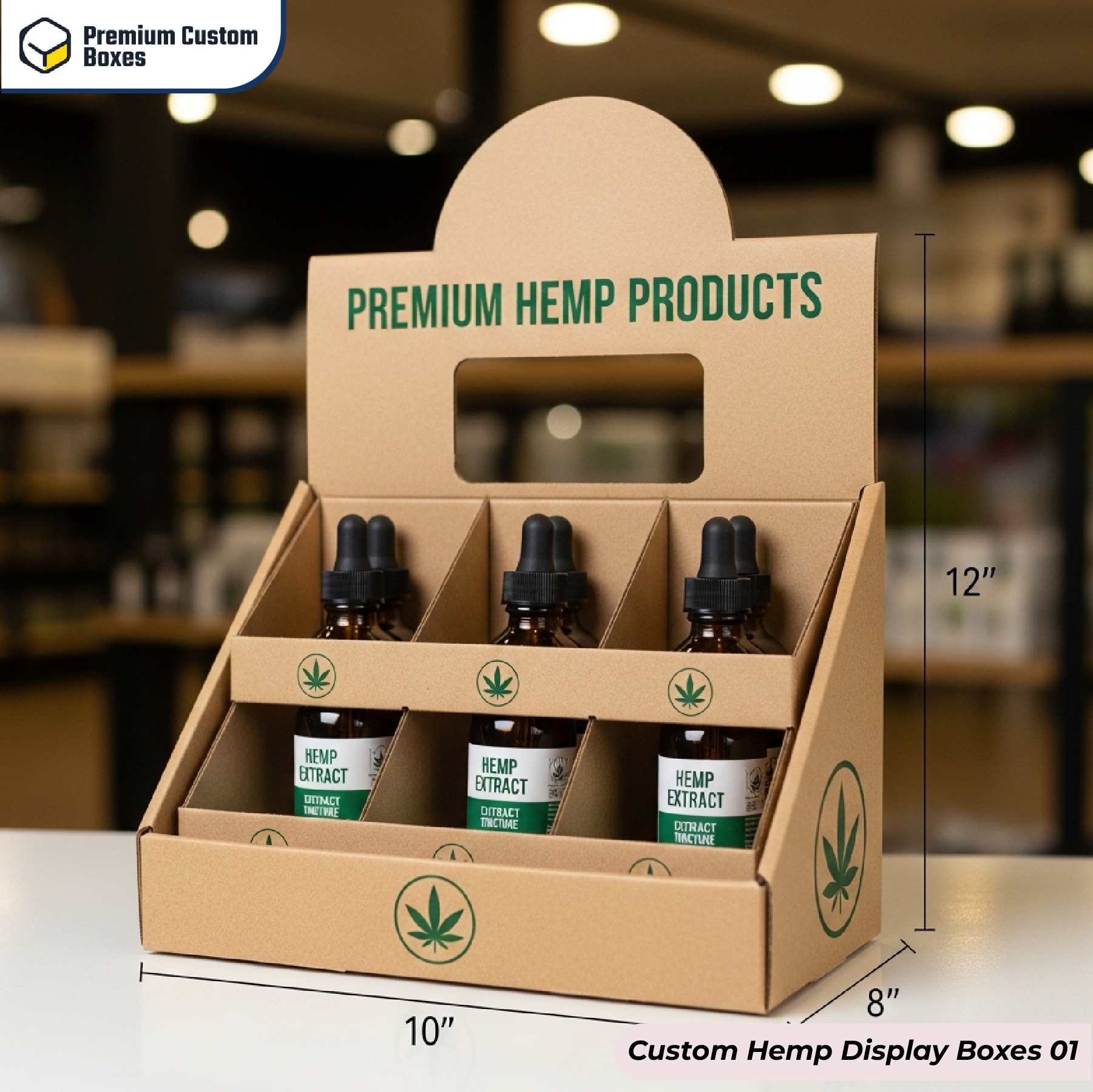 Custom Hemp Display Boxes