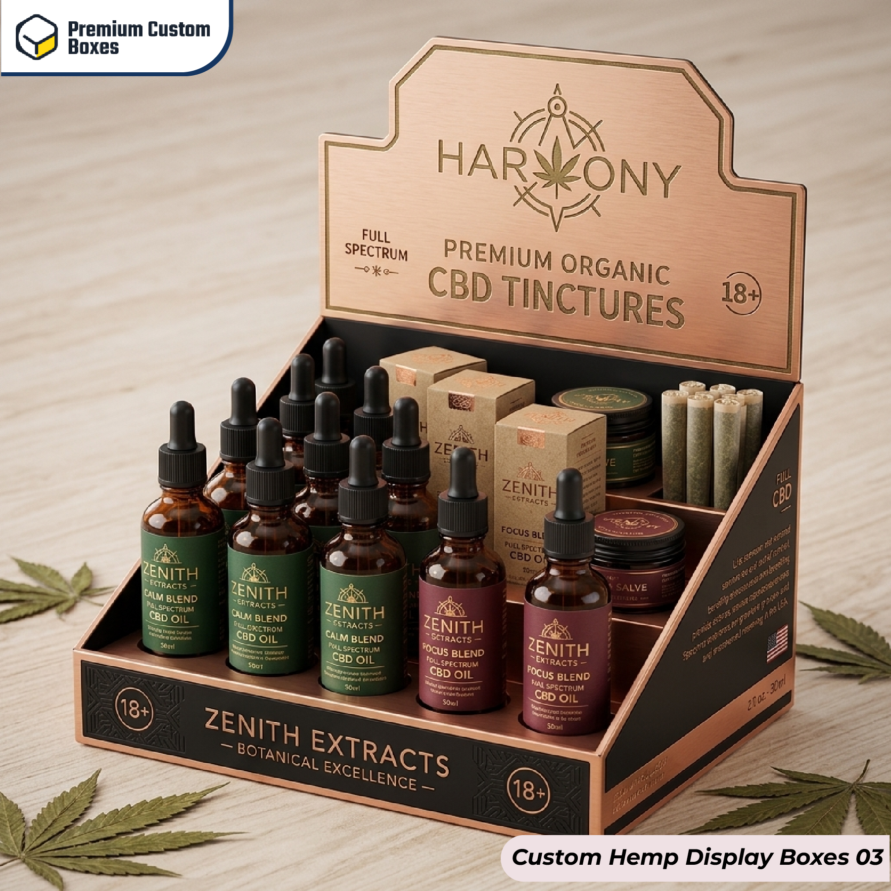 Custom Hemp Display Boxes