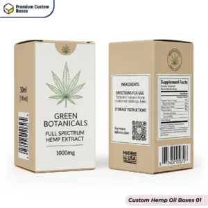 Custom Hemp Oil Boxes