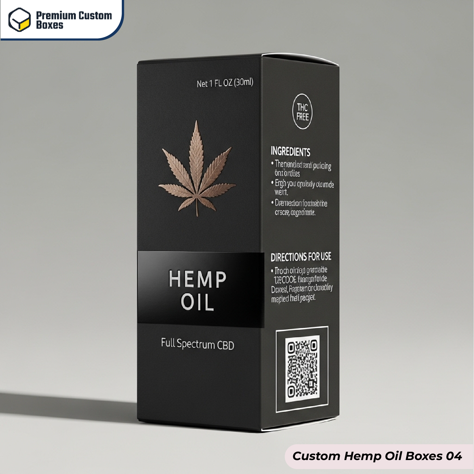 Custom Hemp Oil Boxes