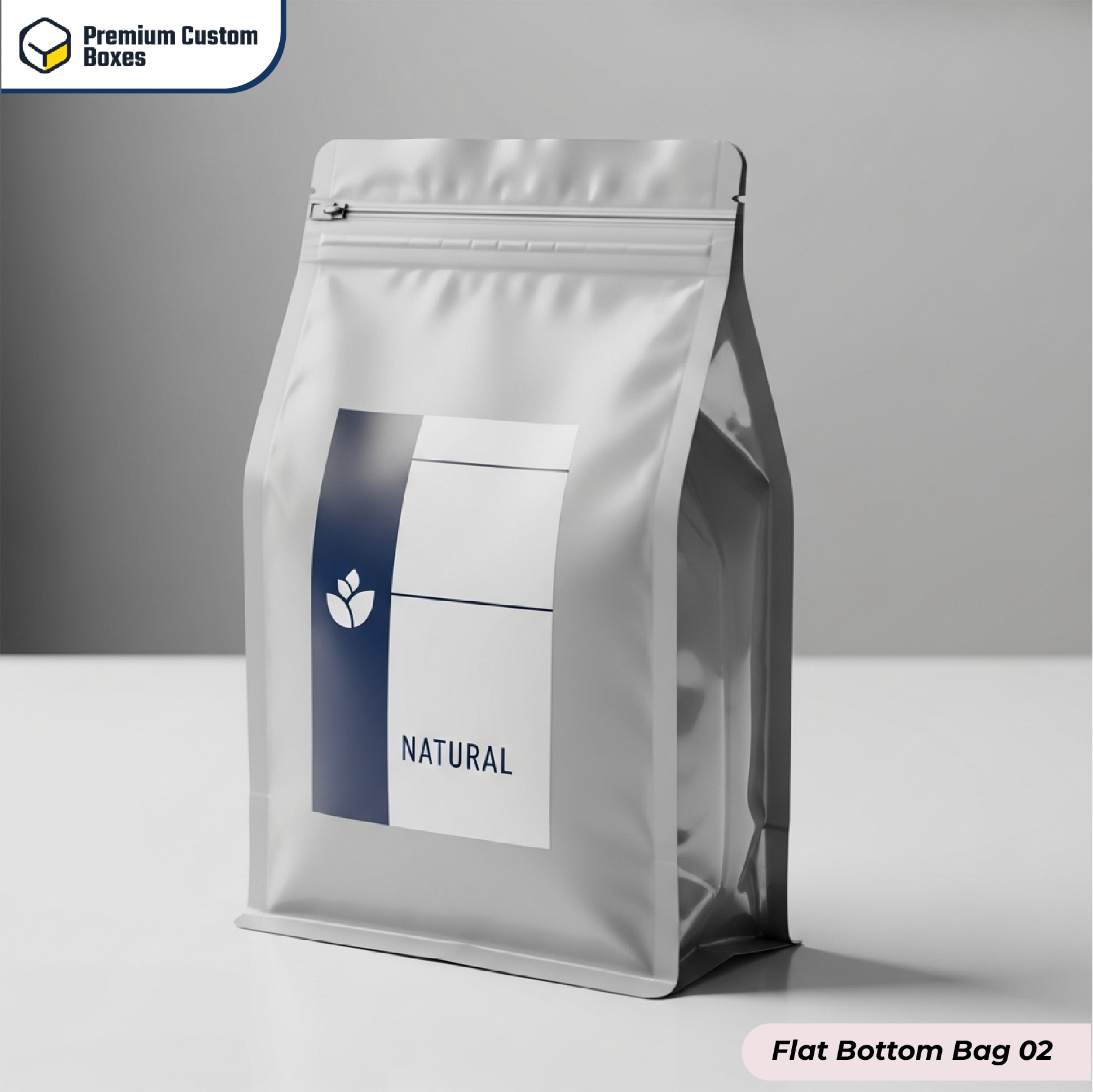 Custom Flat Bottom Bags