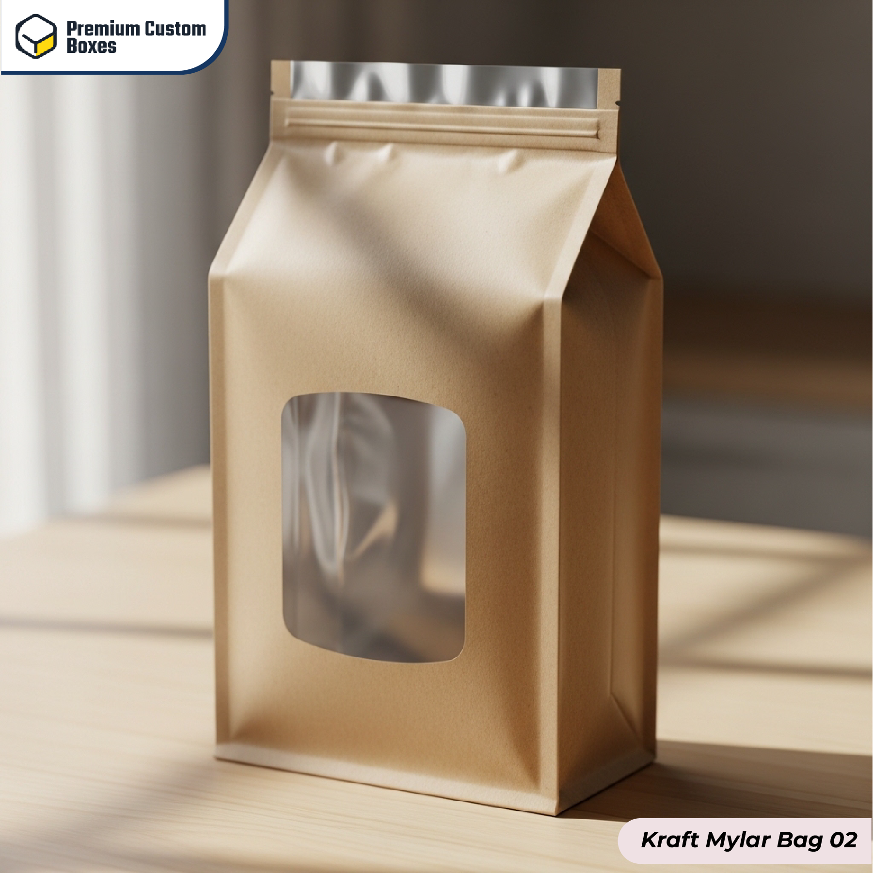 Custom Kraft Mylar Bags
