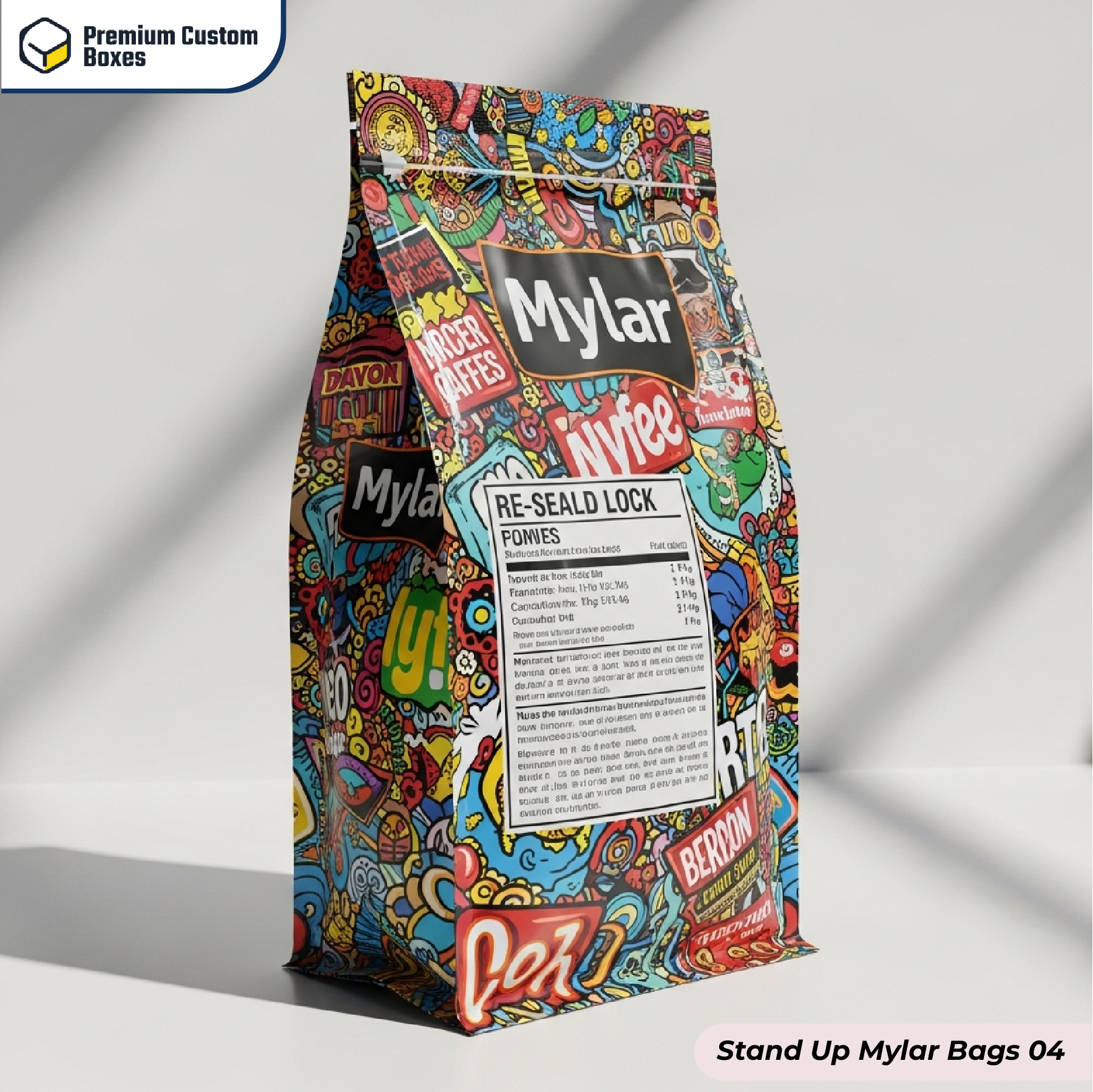 Stand Up Mylar Bags