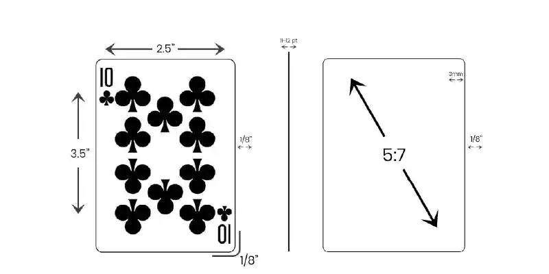 The Dimensions Of A Playing Card