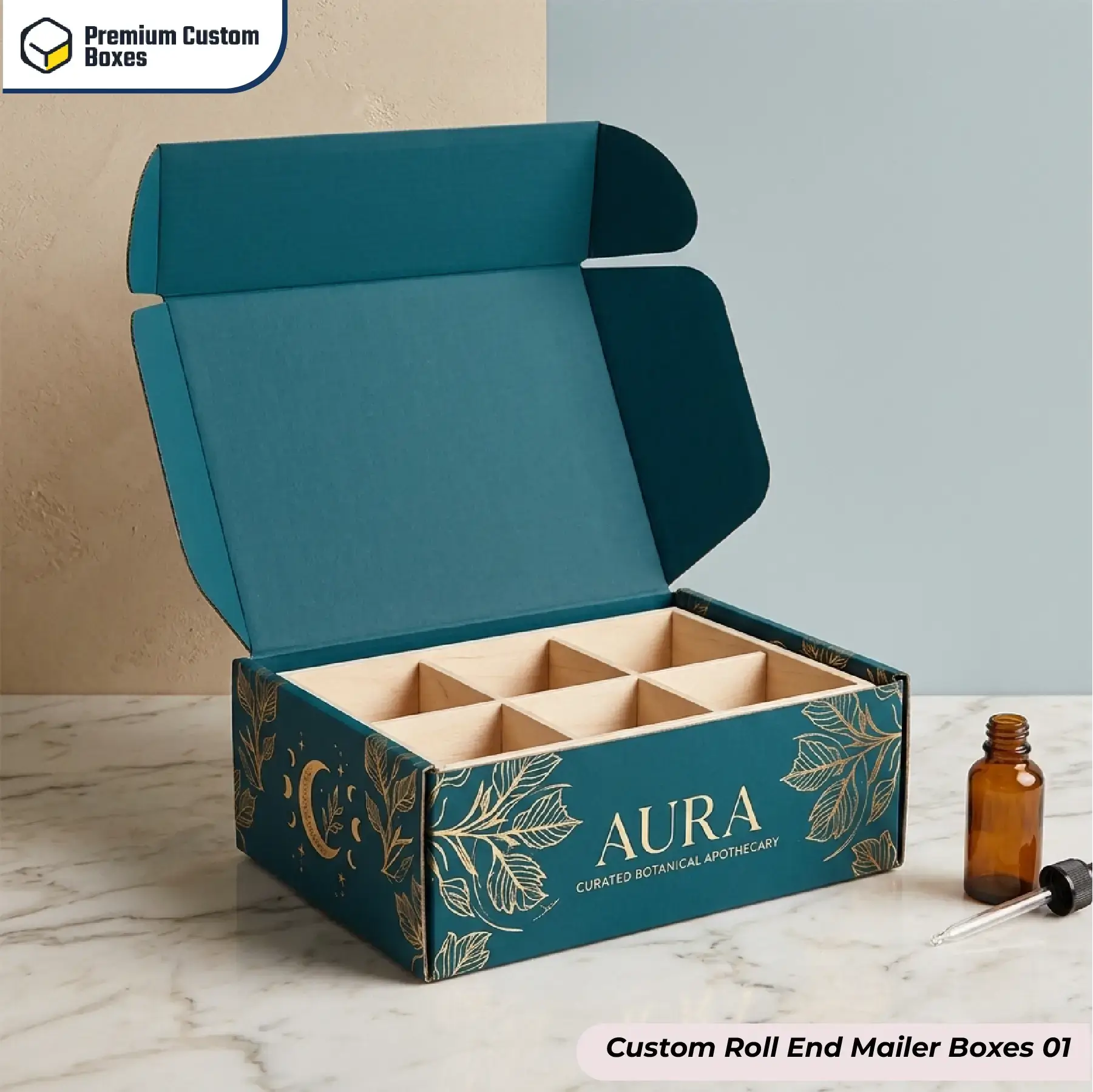 Custom Roll End Mailer Boxes Wholesale