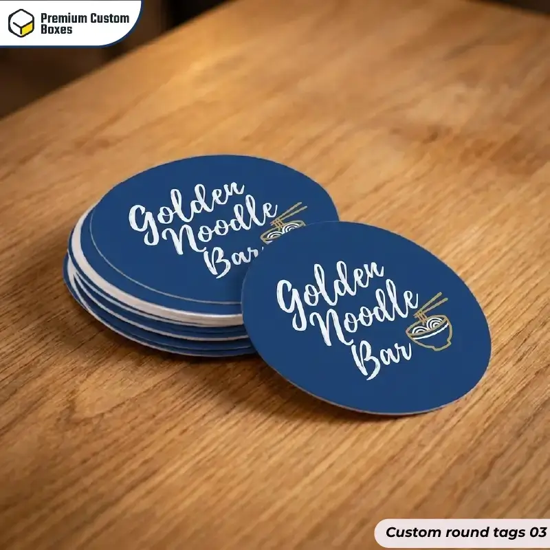 Custom Round Tags