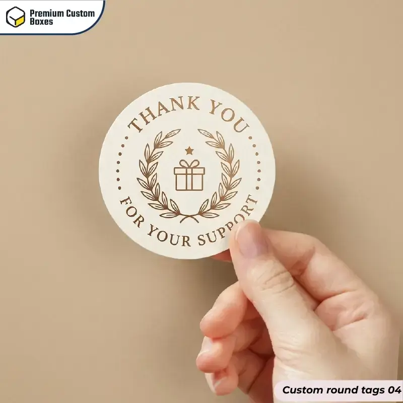 Custom Round Tags