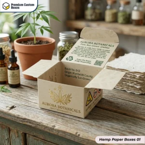 Custom Hemp Paper Boxes Wholesale