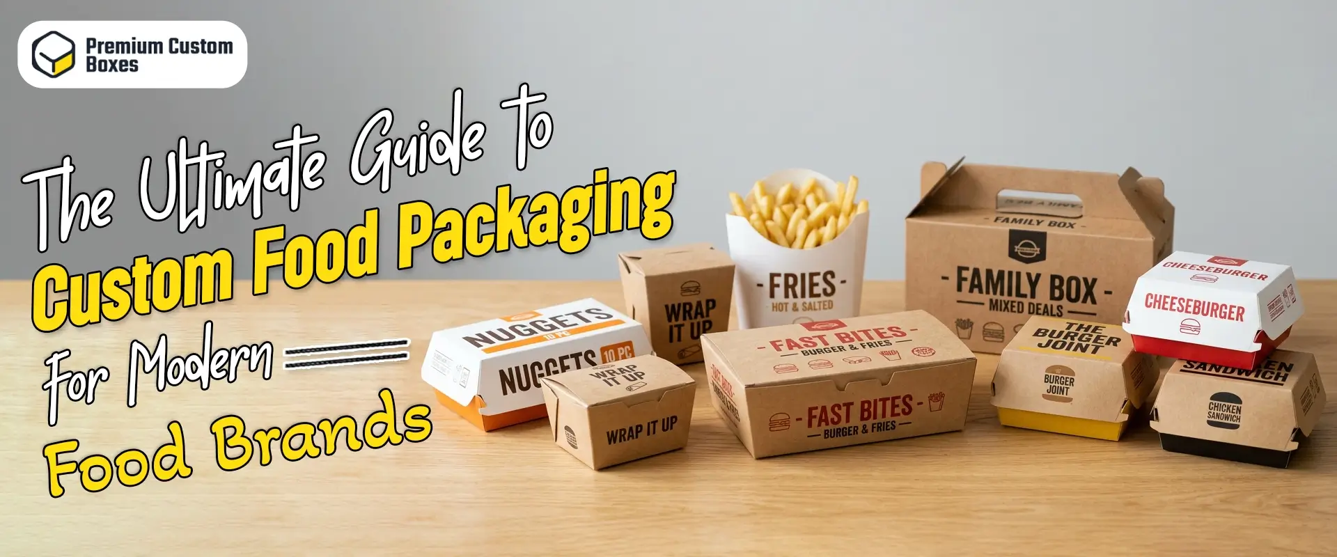 The Ultimate Guide To Custom Food Packaging For Modern Food Brands