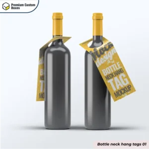 custom bottle neck hang tags wholesale