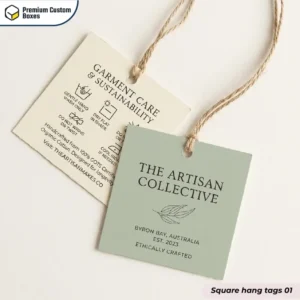 square hang tags wholesale