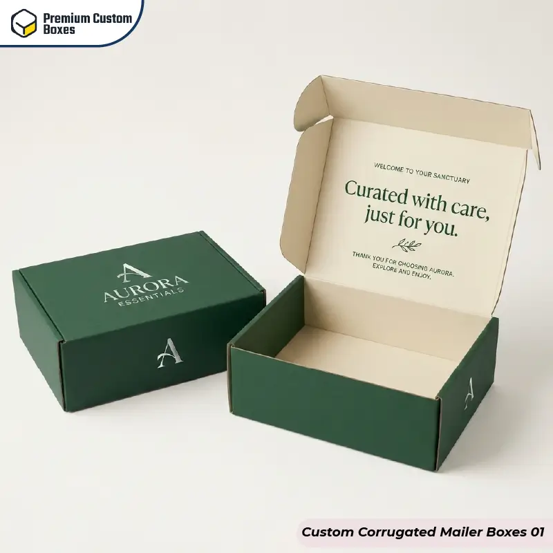 Custom Corrugated Mailer Boxes