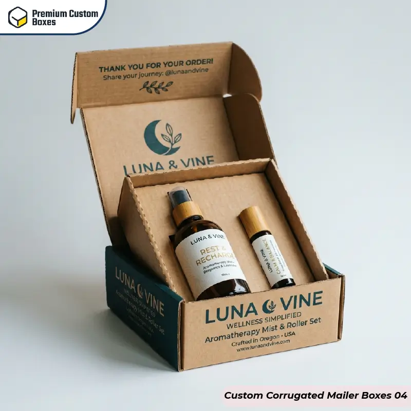 Custom Corrugated Mailer Boxes