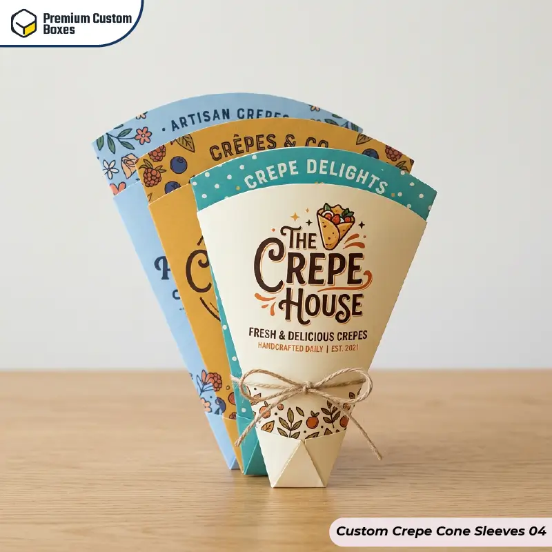 Custom Crepe Cone Sleeves