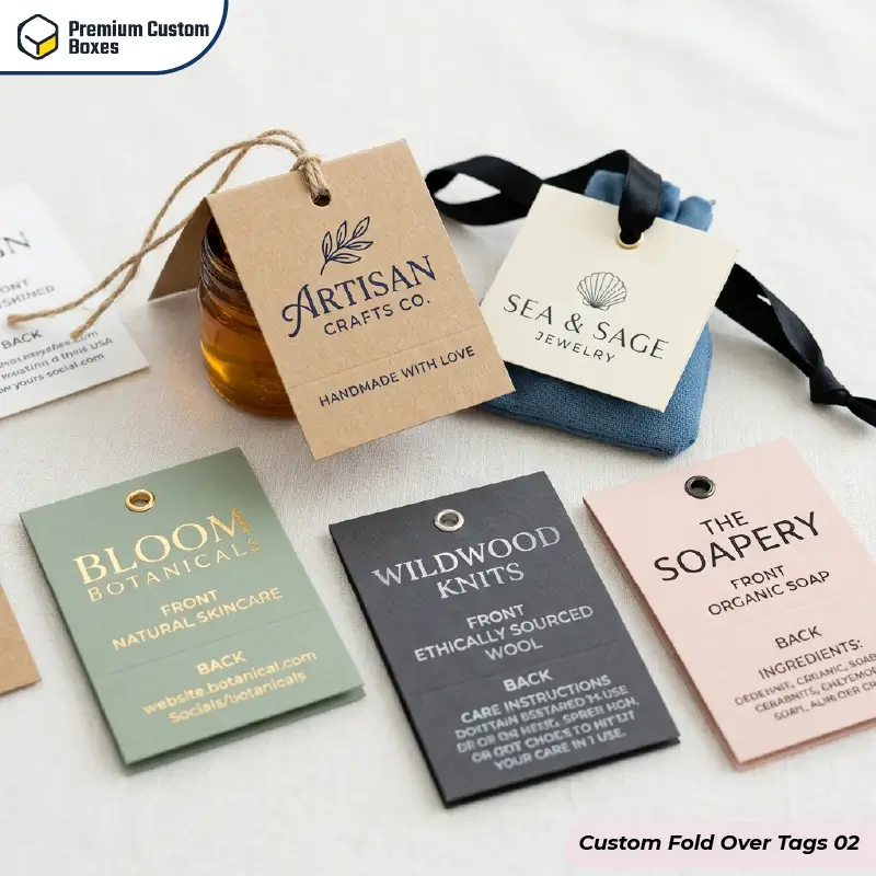 Custom Folded Tags