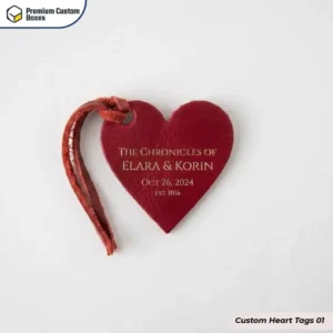 Custom Heart Tags Wholesale