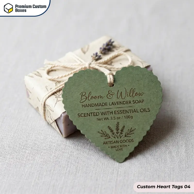 Custom Heart Tags