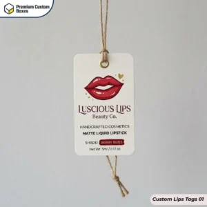 Custom Lips Tags Wholesale