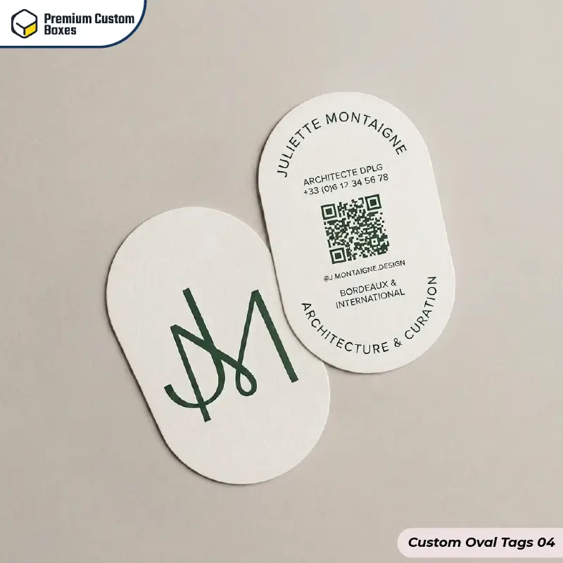 Custom Oval Tags
