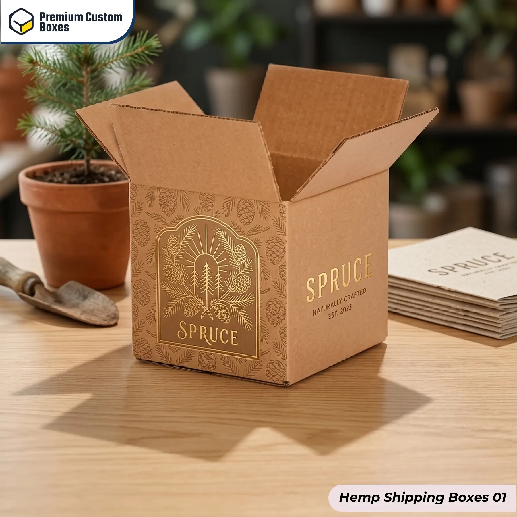 Custom Hemp Shipping Boxes