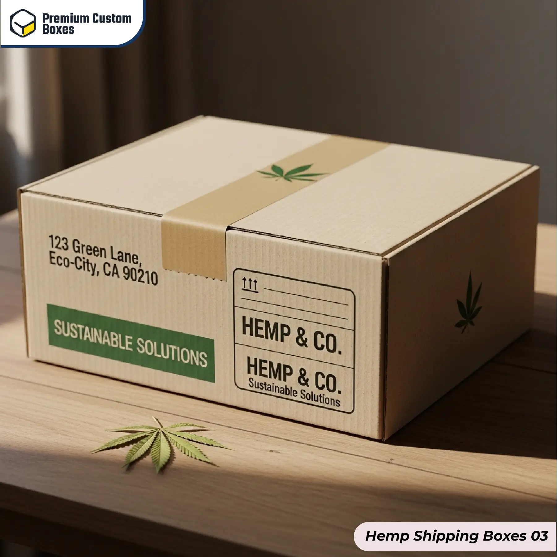Custom Hemp Shipping Boxes