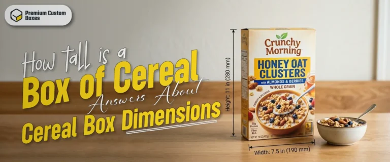 How Tall Is A Box Of Cereal? Answers About Cereal Box Dimensions