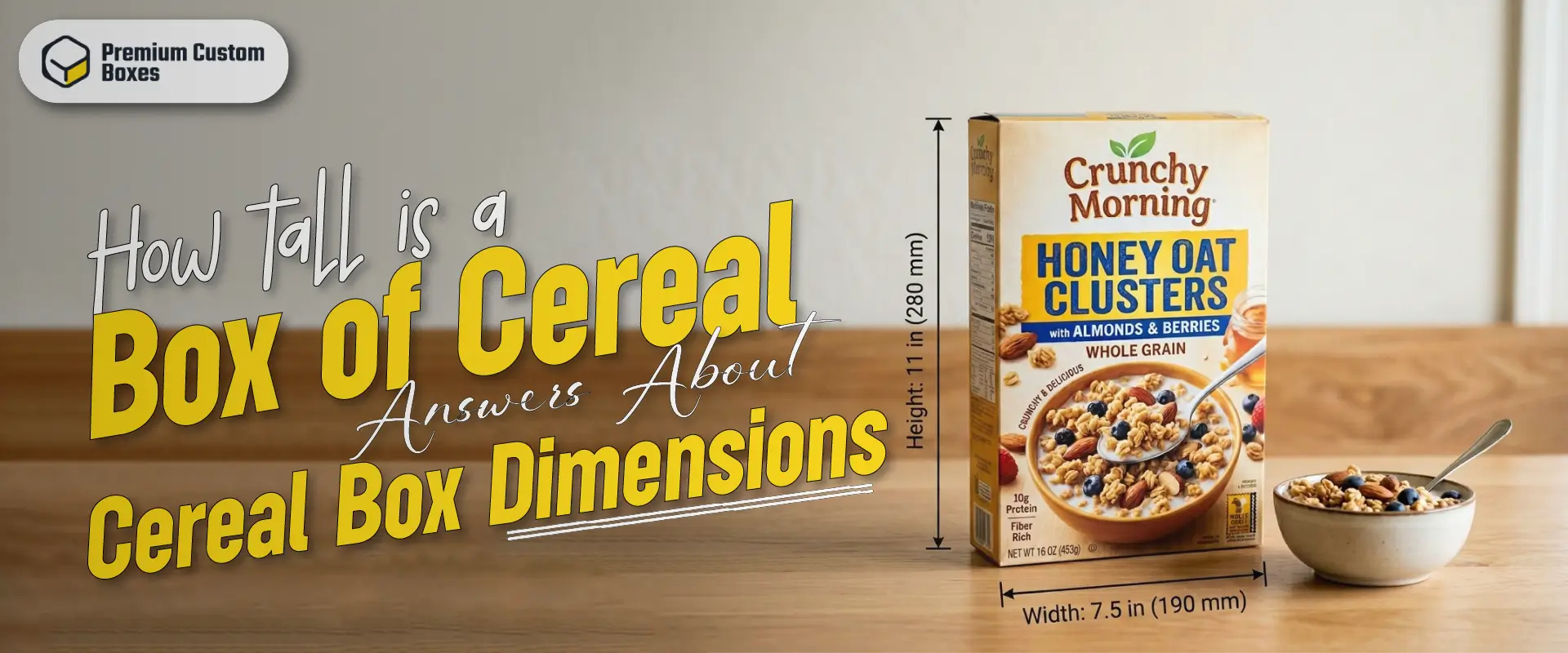 How Tall Is A Box Of Cereal? Answers About Cereal Box Dimensions
