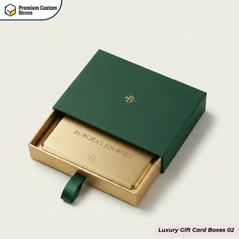 Custom Luxury Gift Card Boxes