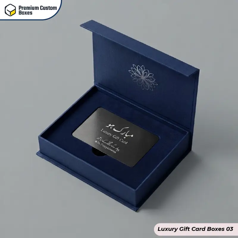Custom Luxury Gift Card Boxes