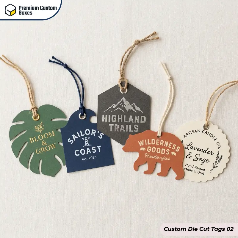 Custom Die Cut Tags