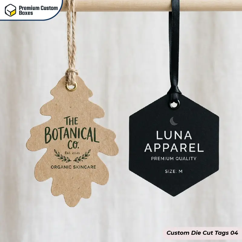 Custom Die Cut Tags
