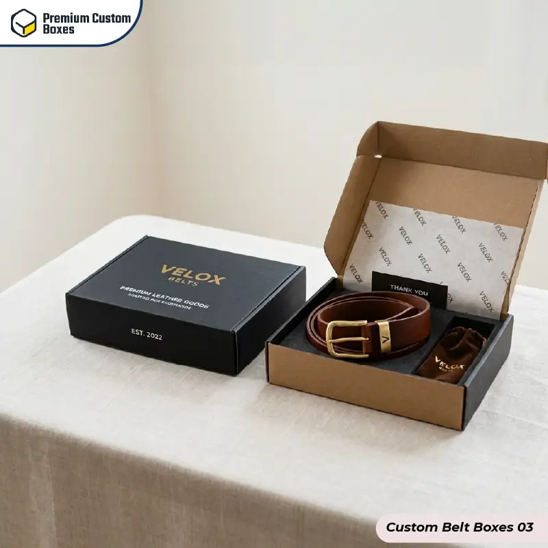 Custom Belt Boxes