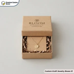 Custom Kraft Jewelry Boxes Wholesale
