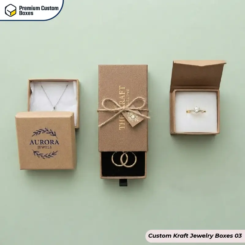 Custom Kraft Jewelry Boxes