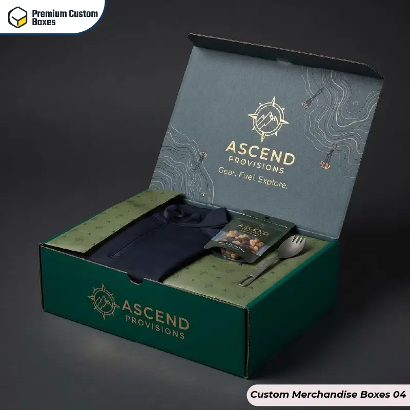 Custom Merchandise Boxes