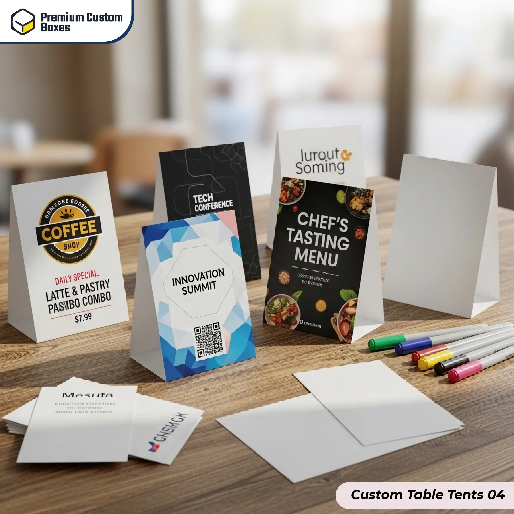 Custom Table Tents