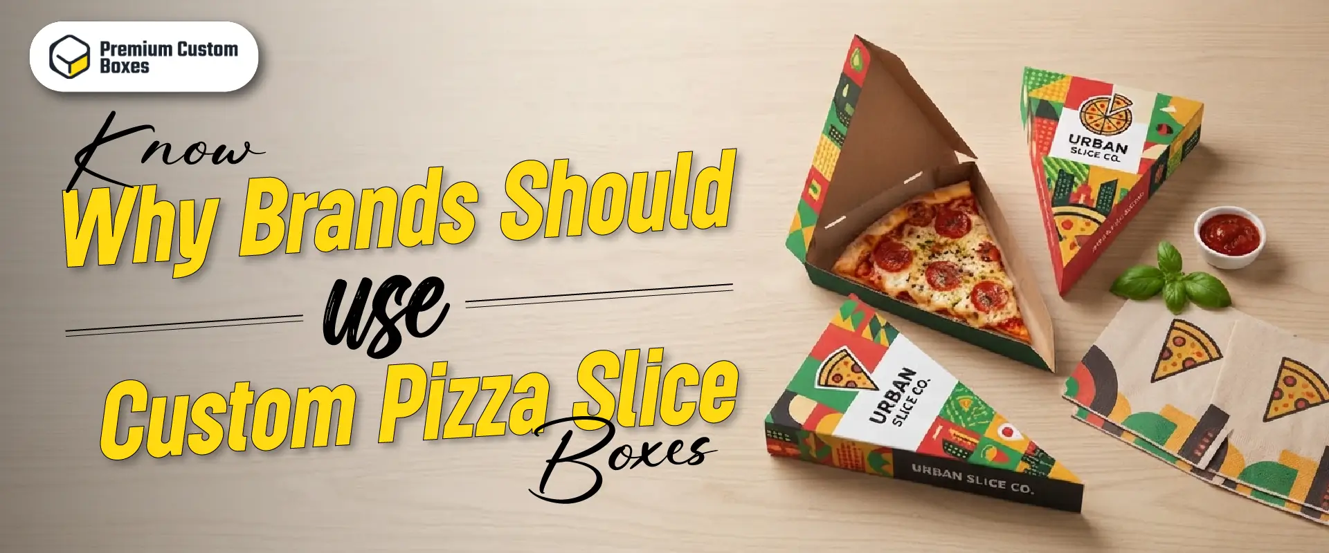 Know Why Brands Should Use Custom Pizza Slice Boxes