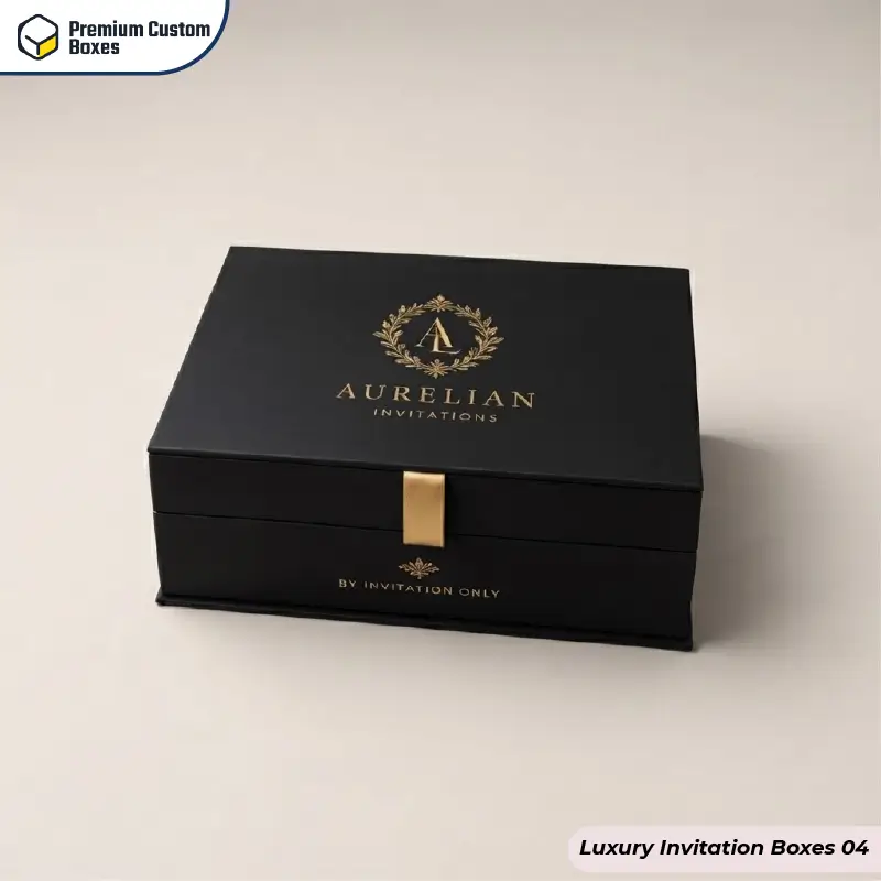 Custom Luxury Invitation Boxes