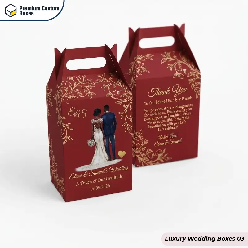 Custom Luxury Wedding Boxes