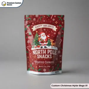 Custom Christmas Mylar Bags Wholesale USA