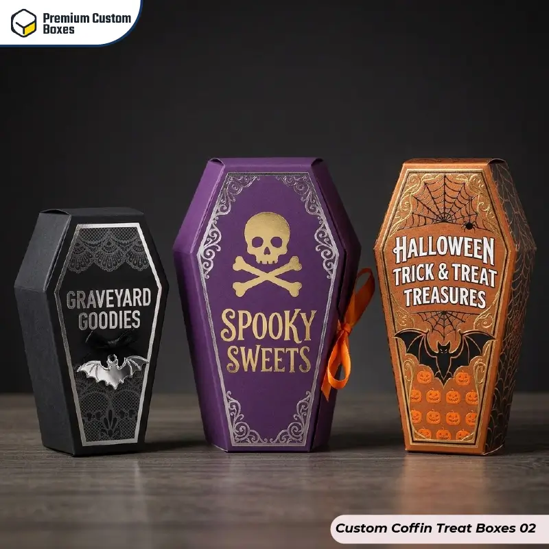 Custom Coffin Treat Boxes