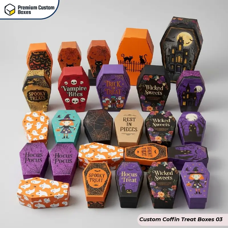 Custom Coffin Treat Boxes